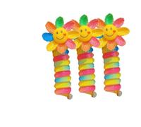 WWZ889 Colorful Telephone Wire Hair Bands For Kids Phone Cord Straight Spiral Hair Ties Braided Telephone Wire Hair Bands (Color : E-3PCS)