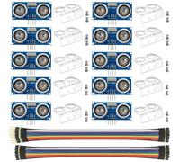 WWZMDiB HC-SR04 Ultrasonic Sensor Module for Arduino R3 MEGA Mega2560 Duemilanove Nano Robot XBee ZigBee (10Pcs HC-SR04 with housing)