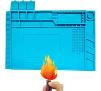 WWZMDiB Heat Resistant 932°F Silicone Magnetic Soldering Work Mat（S-160【17.8 x 11.8” / 45 x 30cm】）