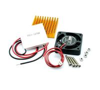 WWZMDiB Peltier Cooler Module Kit 12V 40mm x 40mm (1 TEC1-12706 + 1 Heatsinks + 1 Fans) for Desktop, Laptop, Server