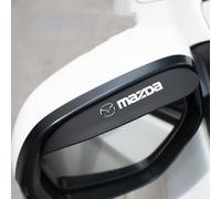 WWZS 1 Pair Car Side Wing Mirror Rain Protector Cover Cap for Mazda 3 5 6 CX5 CX30 CX3 MX5 Axela MS Atez Angkesaila, Waterproof Visor Rain Eyebrow Rain Guard Rear View Side Eyebrow