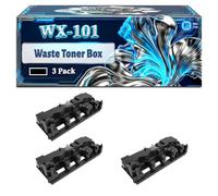 WX-101 Waste Toner Box Compatible for Konica Minolta Bizhub C220 C280 C360 Printers, With Chip Large Capacity 45000 Pages (3 Pack Black)