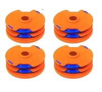 WX100 Strimmer Trimmer Spool Line for Qualcast Trimmer, GT25 GGT350A1 GT30 GGT450A1 and WG100E WG104E1 Strimmer Spool Replacement, 1.65mm 8.3m Spool lines (4 Spool)
