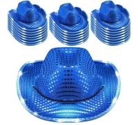 WXBCDS Disco Ball Helmet 6-20pcs Wedding Cowboy Hats | Light Up Disco Party For Reception Dance Ball