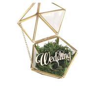 WXBCDS Wooden Ring Pillow 1pc Love Married Ring Pillow Holder Propose