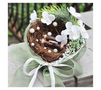 WXBCDS Wooden Ring Pillow 1pc Love Married Ring Pillow Holder Propose