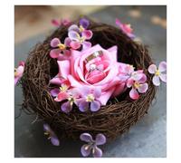 WXBCDS Wooden Ring Pillow 1pc Love Married Ring Pillow Holder Propose