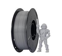 WXCHISU 3D Printer Filament, 1.75mm HS-PETG for Kingroon, Fast Printing 40-500mm/s, Enhanced Strength, Wide Compatibility, Dimensional Accuracy +/-0.02mm, 1kg Spool (Gray)