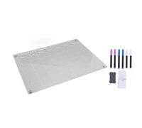 WXCHISU Acrylic Dry Erase Calendar Board for Refrigerator, Weekly Monthly Planner with Markers, Transparent Fridge Whiteboard for Home Office Organization