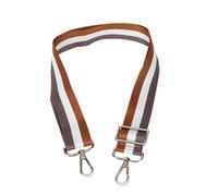 WXCHISU Bag Strap, Handbag Adjustable Shoulder Strap for Purse, Crossbody Sling Replacement, High Quality Canvas, Quick Release Buckle, No Tools Needed, Universal Fit for Totes Wal (Off-White Brown)