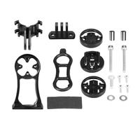 WXCHISU Bike Mount for Accessories, Handlebar Extension for GPS Computer, Sports Camera, Flashlight Holder, Compatible with Bryton Cateye (Black)