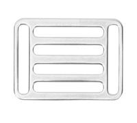 WXCHISU Diving Belt Keeper 316 Stainless Steel Rectangular Diving Webbing Strap Keeper for BCD Equipment Accessories