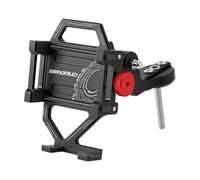 WXCHISU for Bike Phone Holder, Aluminum Alloy, 360 Rotation, No Tools Installation, Vibration Free, for Motorcycle, Outdoor Riding, Universal 3.5-6.7 Inch Cell Phones (STEM)