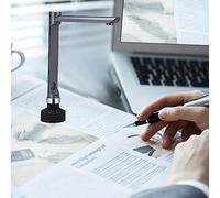 WXCHISU High Resolution Document Camera for Classrooms, A4 Scanning Size, 5MP HD, Gesture Control, Portable Foldable Design, LED Touch Light, Multi Language Software Support for WX