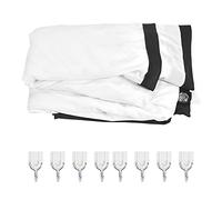 WXCHISU Projector Screen 16:9 Format, 160-Degree Viewing Angle, Wrinkle-Free, High Contrast, for Home Theater Movies, Presentations, Outdoor Movies, Easy to Install and Cle (150 inches (330 * 187cm))