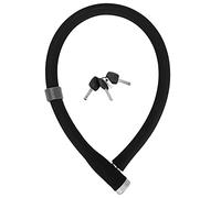 WXCHISU Zinc Alloy Keyless Padlock, Durable Anti-Theft Lock, for Outdoor Gate, Toolbox, Locker, Gym, Storage, Small Portable Design with Silicone Cover (Black)