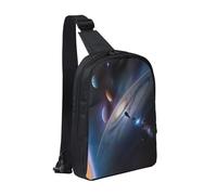 WXCJWD A fascinating universe Crossbody Bags for Women Men Trendy Sling Bag Bakpack Casual Chest Bag with Convertible Shoulder Strap.