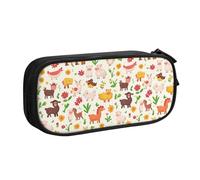 WXCJWD Animal Display Pencil Case for Large Simple Multifunctional Pencil Bag for Office