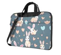 WXCJWD Cartoon cute bunny 13 inch Laptop and Tablet, Sleek Design, Durable and Water-Repellent Fabric, Business Casual