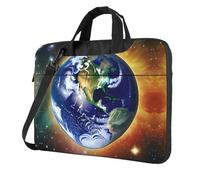 WXCJWD Cosmic Earth 15.6 inch Laptop and Tablet, Sleek Design, Durable and Water-Repellent Fabric, Business Casual