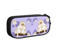 WXCJWD Cute Golden Monkey Pencil Case for Large Simple Multifunctional Pencil Bag for Office