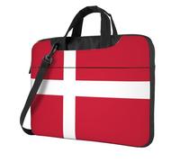 WXCJWD Danish flag 14 inch Laptop and Tablet, Sleek Design, Durable and Water-Repellent Fabric, Business Casual