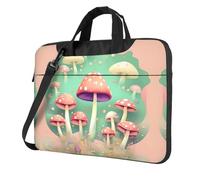 WXCJWD Dream Mushroom 15.6 inch Laptop and Tablet, Sleek Design, Durable and Water-Repellent Fabric, Business Casual