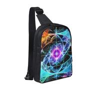 WXCJWD Eight Dimensional Space Crossbody Bags for Women Men Trendy Sling Bag Bakpack Casual Chest Bag with Convertible Shoulder Strap.