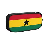 WXCJWD Flag of Ghana Pencil Case for Large Simple Multifunctional Pencil Bag for Office