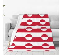 WXCJWD Greenland flag 80"x60" Ultra-Soft Micro Fleece Blanket Microfiber All Seasons Warm Blanket For Bedding Sofa And Travel