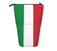 WXCJWD Italian Flag Pencil Telescopic Retractable Pencil Portable Makeup Bag and Stationery Storage Box Suitable for Office environments