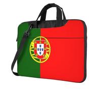 WXCJWD Portuguese flag 14 inch Laptop and Tablet, Sleek Design, Durable and Water-Repellent Fabric, Business Casual