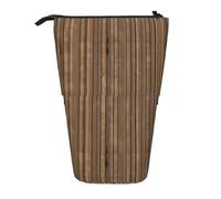 WXCJWD Solid Wood Pattern Pencil Telescopic Retractable Pencil Portable Makeup Bag and Stationery Storage Box Suitable for Office environments