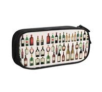 WXCJWD Various Bottles Pencil Case for Large Simple Multifunctional Pencil Bag for Office