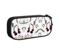 WXCJWD Various Musical Instruments Pencil Case for Large Simple Multifunctional Pencil Bag for Office