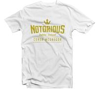 WXCNUK Notorious Conor McGregor T Shirt 1472 - Fight Night King Ireland Dublin White Size M