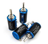 WXD3 13 2W 10 Turn Wirewound Potentiometer 4K7 10K Rotary Rheostat 1Pcs