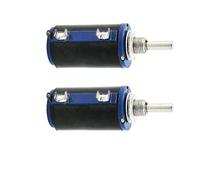 WXD3-13 2W Variable Resistors 10K ohm Multi Turn Wirewound Potentiometers Pot Potentiometers 2 Pcs AMNzOgOdL