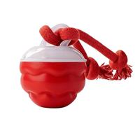 Wxeadu Interactive Dog Toys, 3 Modes Dog Toys for Boredom, Active Rolling Ball with Tail for Dogs, Fernbedienbar Chase Buddy Dog Toy, Smart Avoidance Moving Dog Toy for Small Dogs & Puppies (Red)