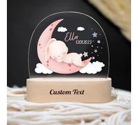 Wxexopowk Personalised Night Light Gifts - Personalized Name Lamps Kids Girl Toddler, Baby Girl and Boy Gift Ideas, Custom Baby Shower Gifts,Personalised Children's Night Lights, Style 1