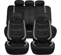 WXEXUDIN Car Seat Cover Sets For Ford Focus Active 2005-2022 2023 2024,5 Seats Full Set Front Rear Seat Protectors,Breathable Cushions Seat Covers Interior Accessories,Grey