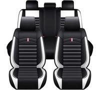 WXEXUDIN Leather Car Seat Cover For Hyundai Entourage 2007-2009, 5 Seats Full Set Front And Rear Cushions Breathable Seat Protectors Auto Interior Accessories,White