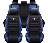 WXEXUDIN Leather Car Seat Cover For Puma/Puma St SUV 2019-2024, 5 Seats Full Set Front And Rear Cushions Breathable Seat Protectors Auto Interior Accessories,Blue