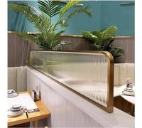 WXF86djl Desktop partition Dividers For Dining Areas Striped Glass Restaurant Screen Partition Countertop Low Fence Divide(30x100cm)