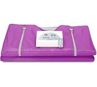 WXF86djl Home Sauna Fat Burning Sauna Blanket Slimming Weight Loss Spa Detox Control Heating Blanket Home Body Shaper(Purple)