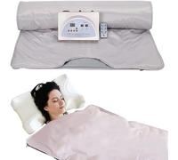 WXF86djl Silver Sauna Blanket Weight Loss Sauna Blanket Detox Therapy Machine Personal Spa Zone 2