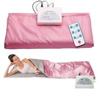 WXF86djl Thermal Sauna Blanket 2 Zone Digital Steam Machine Sauna Slimming Blanket Body Shaping & Weight Loss Professional Detox Therapy Beauty Machine