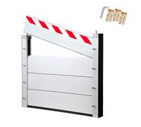WXFGR Flood Barrier 1m Flood barrier For Garage Door Garage Door Flood Protection Barrier 110 Aluminum Flood Barrier Flood Defence Barriers Domestic(135x60 cm)