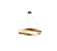 WXFKLDJ Led Chandelier, Gold Modern Led Chandelier Large Foyer Chandelier Entryway High Ceiling Chandelier Light Fixture with Remote Control for Dining Room,Staircase