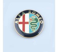 WXGBH Car Emblem for Alfa Romeo 159,ABS Material Grille Logo Badge Emblem Sticker Car Emblem Car Fender Badge Front Rear Trunk Logo Sticker Emblem Car Styling Body Fittings,Gold